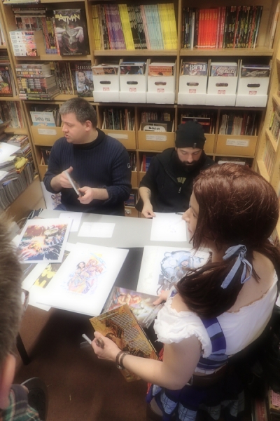 2015 Signierstunde mit Guiseppe Cafaro