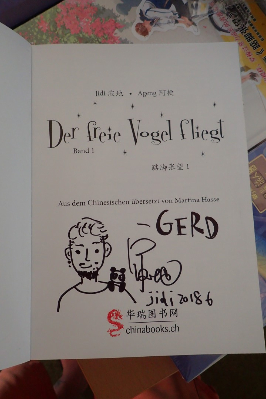 2018 Signierstunde mit Jidi und Ageng